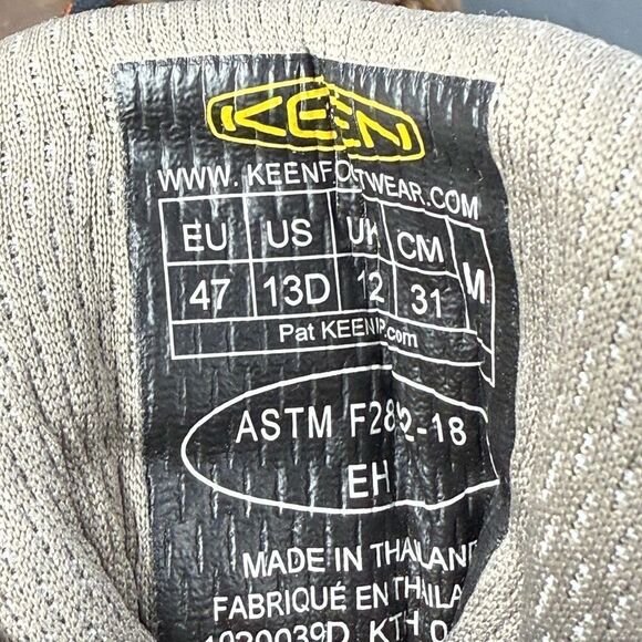 Keen Men's DETROIT XT Waterproof Soft Toe work Boots size 13 - Picture 8 of 9